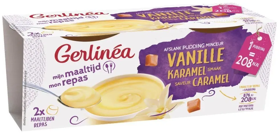 Gerlinéa Mon Repas Schlanker Pudding Vanille-Karamell Geschmack