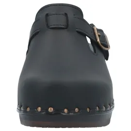 Berkemann Riemen-Toeffler Clogs Schwarz - Gr.: 40,5