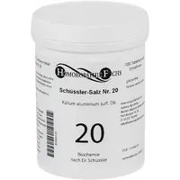 HOMOEOPATHIEFUCHS Schüssler-Salz Nummer 20 Kalium aluminium sulfat D6 1000 St Tabletten