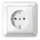 Merten Schuko-Steckdose 1 St. Weiß