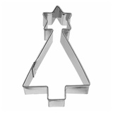 Birkmann 1010717410 Aussstechform Weihnachtsbaum geometrisch, 7,5 cm, Kunststoff, Grau, 5 x 3 x 2 cm