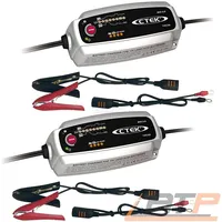 2x CTEK MXS 5.0 12V 0,8A/5A BATTERIELADEGERÄT LADEGERÄT LADEERAHLTUNGSGERÄT