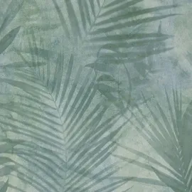Livingwalls Vliestapete DESIGNDROP 10 m x 0,53 m 300 g Blau/Grün 784521