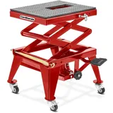 ConStands Hydraulik Hebebühne Crosslift XL + Räder rot