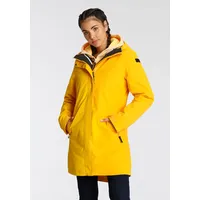 ICEPEAK 3-in-1-Funktionsparka "PHILIPPSBU", Damen, Gr. 40, gelb, Obermaterial: 100% Polyester. Futter: 100% Polyester. Innenjacke: 100% Polyester. Wattierung: 100% Polyester, ca.
