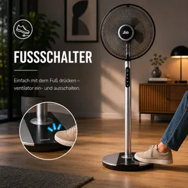 Solis Step & Chill 25 cm Standventilator Schwarz