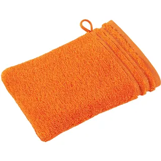 Waschhandschuh 16 x 22 cm orange