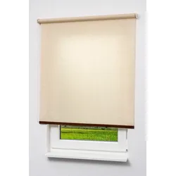 Lysel Outlet - Basisrollo Holzdekor Beige (B x H) 120cm x 190cm