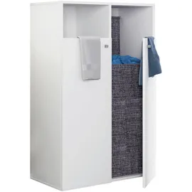 VCM Wäscheschrank Klidas 80 x 110 x 39 cm Weiß
