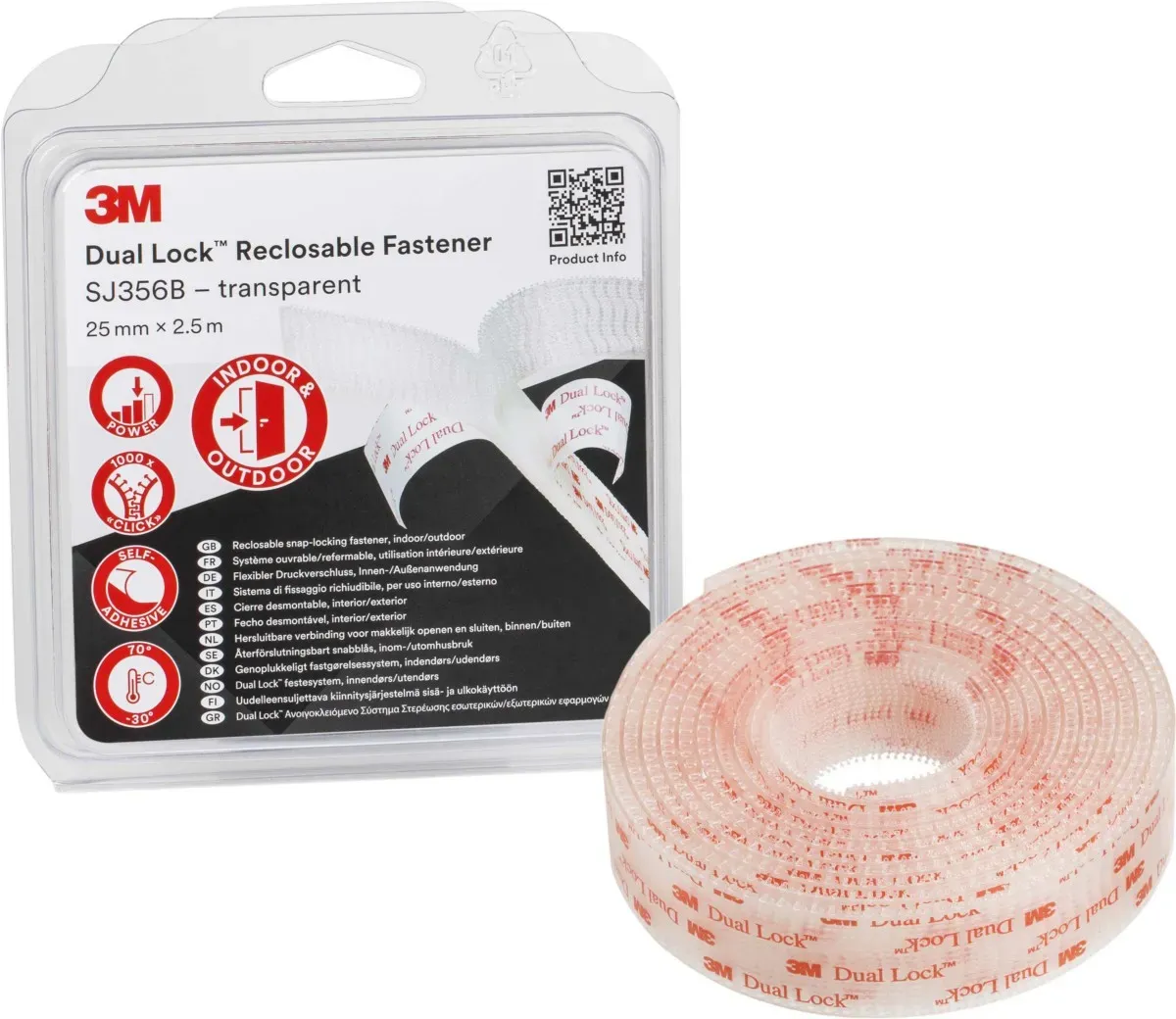 3M Deutschland Klettband Druckverschluss SJ3560/IPS