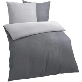 Traumschlaf Melange anthrazit/grau 200 x 220 cm + 2 x 80 x 80 cm