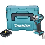 Makita Dtd 173 A1J Akku Schlagschrauber 18 v 180 Nm 1/4" Brushless + 1x Akku 2,0 Ah + Makpac - ohne Ladegerät - Makita