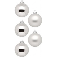 Inge‘s Christmas Decor Frosty Silver Kugel-Weihnachtsschmuck Silber 12 Stück(e)