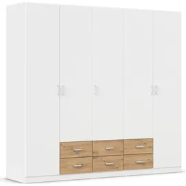 Rauch Drehtürenschrank GAMMA 226 x 210 x 54 cm Weiß