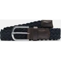 Timberland Braided Leather Details 35 Mm Gürtel Dark Sapphire