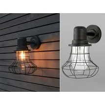 ECO-Light Bird Aussenwandleuchte E27 dimmbar IP44 Braun-Gold