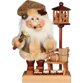 Christian Ulbricht GmbH Christian Ulbricht Räuchermann Wichtel Weihnachtsmann mit Bank