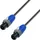 Adam Hall 5 STAR S215 SS 0500 Lautsprecherkabel, Neutrik 2-Pol Lautsprechersteckverbinder auf 2-Pol Lautsprechersteckverbinder, schwarz,