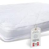 Matratzen Perfekt Kaltschaum-Topper, Weiß, Textil, 180x200 cm, Schlafzimmer