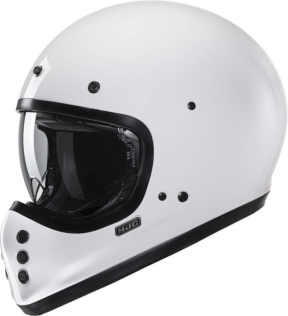 HJC V60 Solid Helm, wit, S