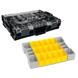 Bosch Sortimo Sortimo L-Boxx 102 schwarz mit transparentem Deckel transparent Insetbox B3