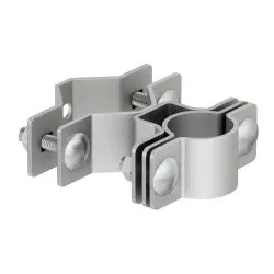 OBO 5408960 Träger isFang für Rohrmontage Ø50-60mm Edelstahl, rostfrei A2 1.4301 isFang TS50-60 - 2 Stück