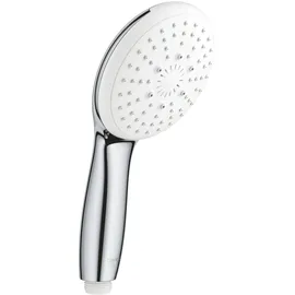 Grohe Tempesta 110 Handbrause 3 Strahlarten Rain/jet/massage, maximaler Durchfluss bei 3bar 7,4l/min, Chrom