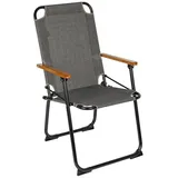 Bo-Camp Campingstuhl Brixton Grau