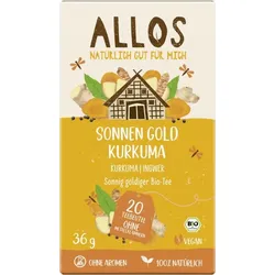 Allos Sonnen Gold Kurkuma Tee bio