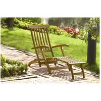 Gartenhero Deckchair Holz Liegestuhl Gartenstuhl Sonnenliege Garten Gartenliege Gartenmöbel,