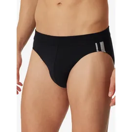 SCHIESSER Rio Slip unifarben schwarz L 6er Pack