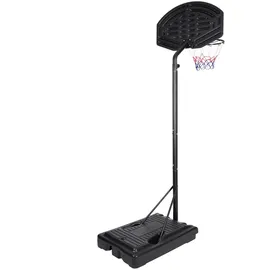 DEUBA Basketballkorb Outdoor Indoor mit Ständer höhenverstellbar 205- max. 305cm rollbar 70kg Standfuß Kinder Erwachsene Basketball Hoop Stand