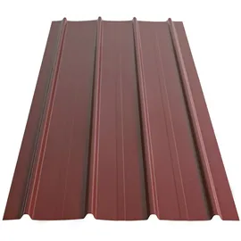 Bravo Trapezblech 12 x Abdeckblech 125 x 45 cm 6,75 m2 Stärke 0,3 mm Rot
