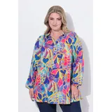 MIAMODA Longbluse Mosaik-Muster bunt 46