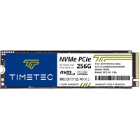 Timetec 256GB SSD NVMe PCIe Gen3x4 8Gb/s M.2 2280 3D NAND TLC 150TBW High Performance SLC Cache Read/Write Speed Up to 1,600/1,000 MB/s Internal Solid State Drive (256GB)