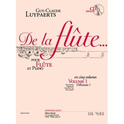 De la flute vol.1 (+CD) pièces pour flute et piano (Text dt/fr/en/sp), Fachbücher