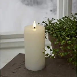 Star Trading Flamme Flow LED-Kerze 18 cm weiß