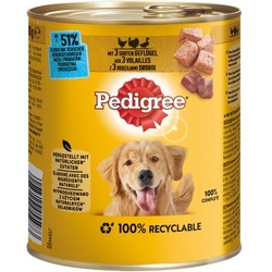 Pedigree Classic 12x800g 3 Sorten Geflügel