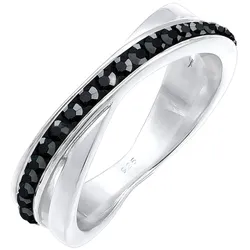 Elli Wickelring Edel Kristalle 925 Silber Ringe   Damen 