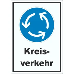 Aufkleber Kreisverkehr A9 (37x52mm)