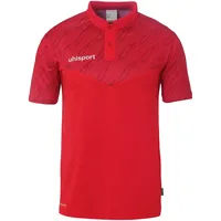Uhlsport Progressive 28 Kurzarm-poloshirt - Red - M