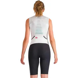 Castelli Free Sanremo 3 topspeed 3 women sm weis schwarz - Women's Tri Suit Sleeveless / Radeinteiler Gr M