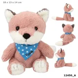 DEPESCHE SNUKIS Plüschfuchs Foxie 18 cm - Beige
