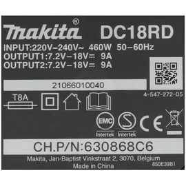 Makita Power Source Kit 18 V Li-Ion 3 x 5,0 Ah + DC18RD Ladegerät 198458-6