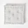 Homescapes Sitzkissen Schmale Streifen 40 x 40 cm Grau