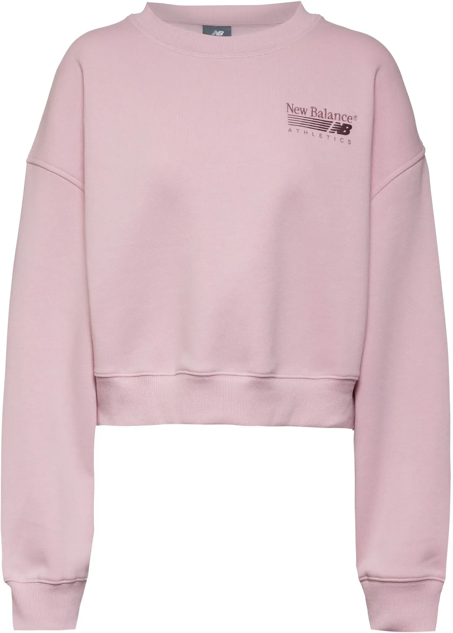 NEW BALANCE Sweatshirt Damen in pink chalk, Größe XS - rosa