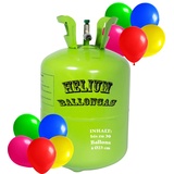 Premium Helium Ballongas Tank XL - 1x Heliumflasche für 30 Balloons à 23cm Helium Luftballon Gas (30 Ballons à 23cm)