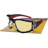 leipold doehle Red Vision 26793SB Schutzbrille Schwarz, Rot EN 166-1 DIN 166-1