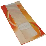 Papstar 1000 Sichtstreifenbeutel 33 cm x 16 cm x 8,7 cm weiss "Fresh & Tasty" | Schrumpffolie (1000 Stück)