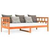 vidaXL Tagesbett Wachsbraun 90x200 cm Massivholz Kiefer